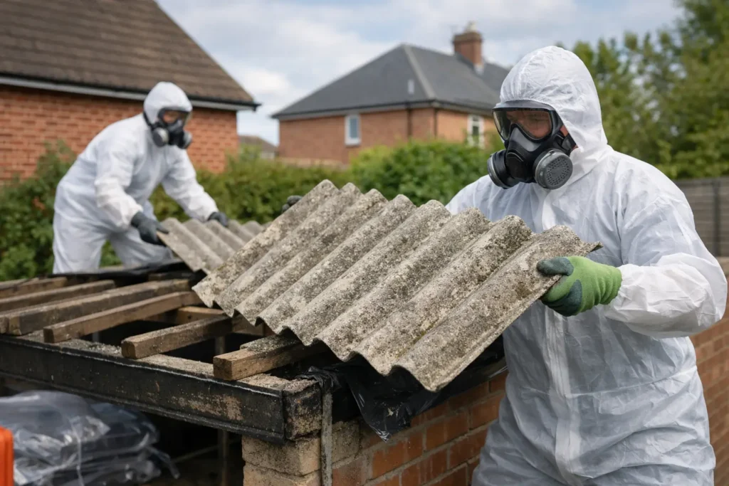 Asbestos Garage Roof Removal Done Safely