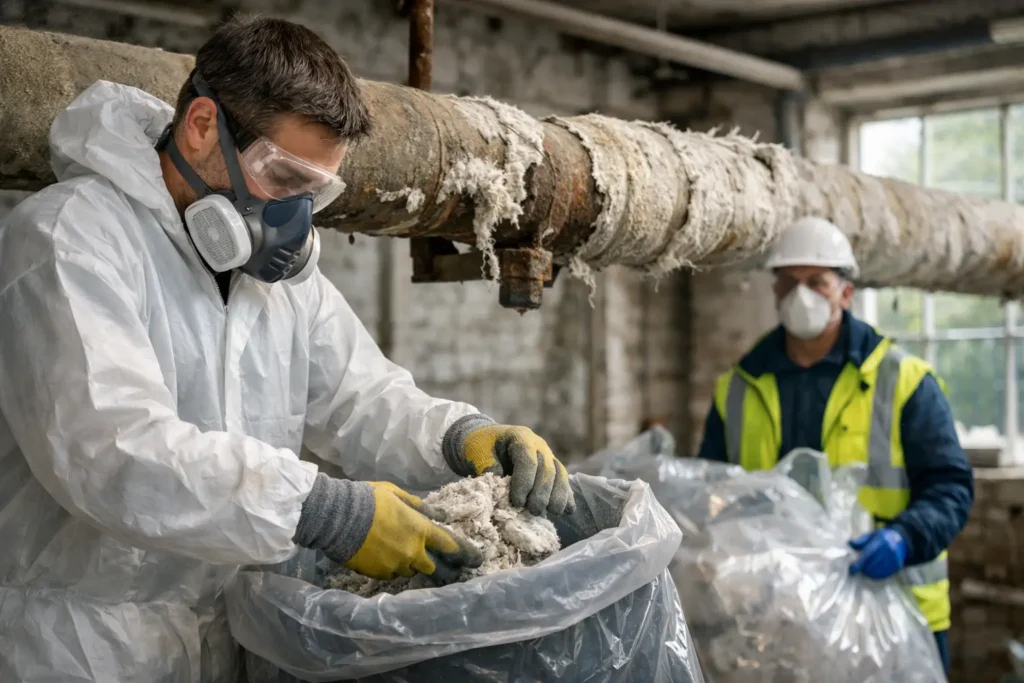 How to Dispose of Asbestos Pipe Lagging Safely