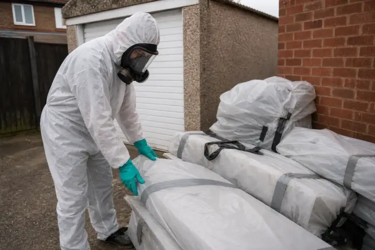 Featured image for How to Store Asbestos Waste Safely Before Collection